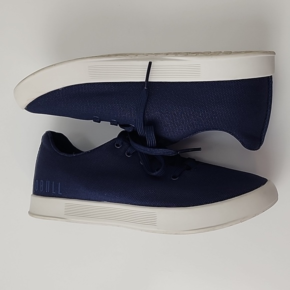 NOBULL Canvas Unisex Trainer Sneakers Navy - Picture 4 of 16